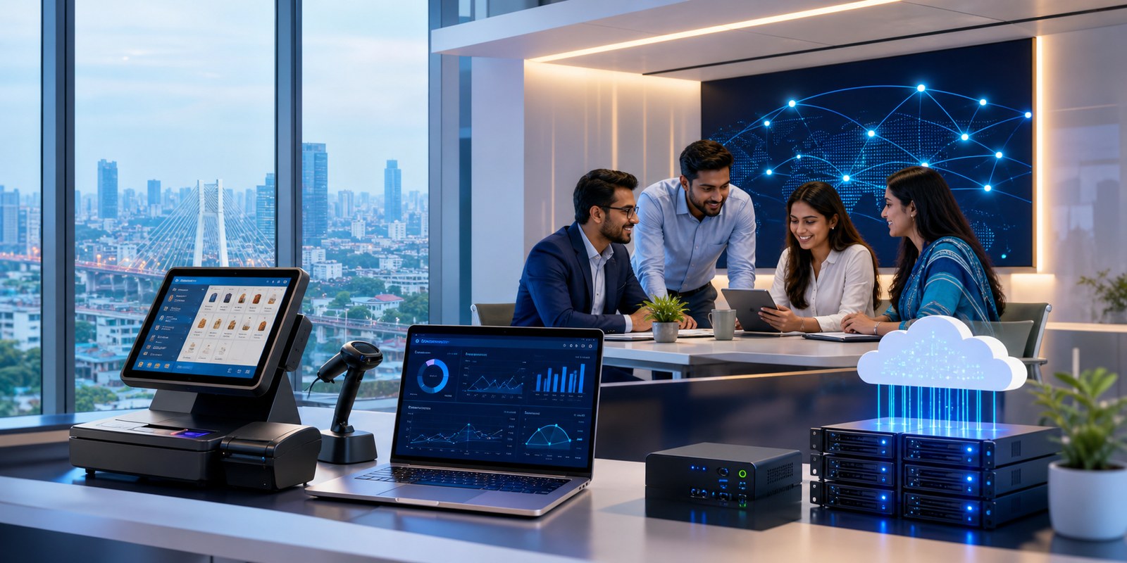 ARZA business technology workspace